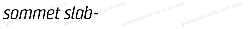 sommet slab字体转换